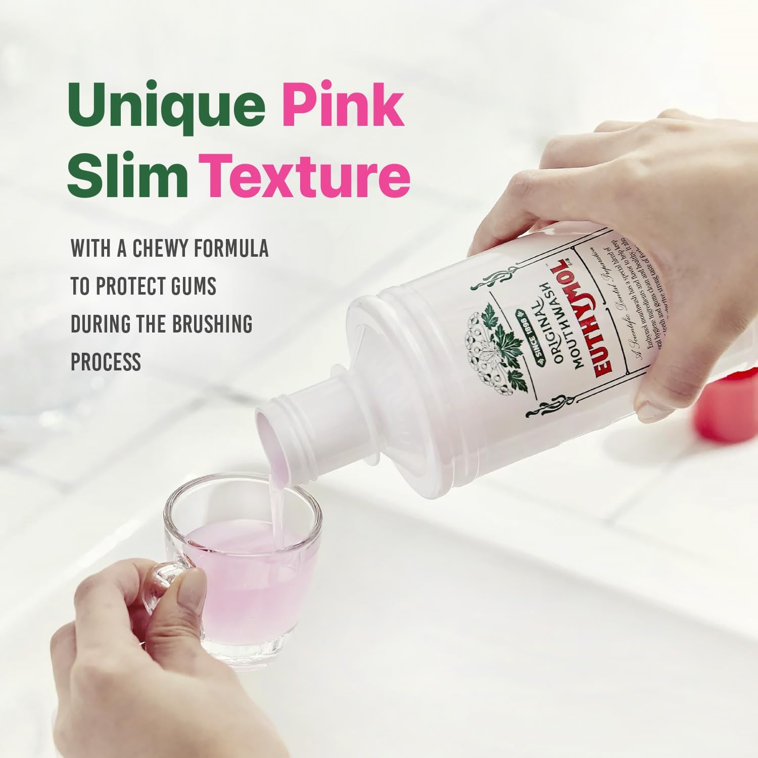 Euthymol Mouthwash Mild Mint Fluoride & Alcohol-Free – 500ml