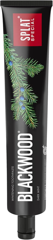  Black tube of SPLAT Special Blackwood Toothpaste, 75ml.