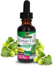 Nature’s Answer Ginkgo Biloba leaf liquid extract 30ml bottle front label