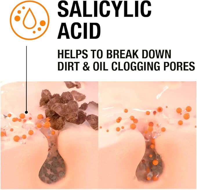 Neutrogena Clear & Defend 2-in-1 Wash & Mask 150ml - 1% Salicylic Acid Formula