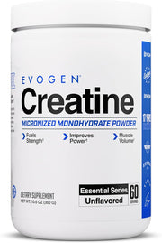 Evogen Creatine Monohydrate Powder 300g unflavoured tub supplement