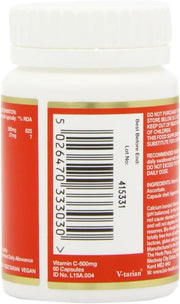 Bio-Health Buffered Vitamin C capsules bottle barcode 60 capsules