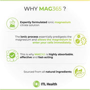 MAG365 Magnesium Citrate Powder, Passion Fruit - 300g