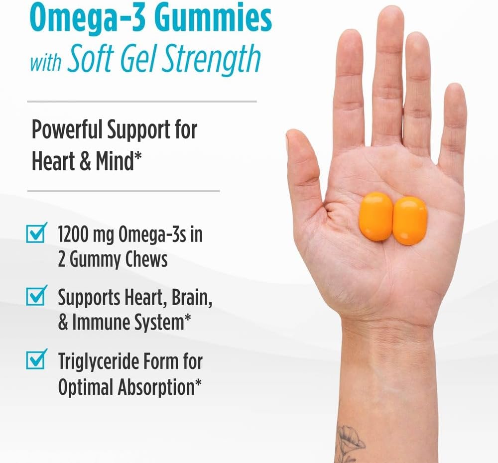 Nordic Naturals Zero Sugar Ultimate Omega Tropical Fruit - 54 Gummies 