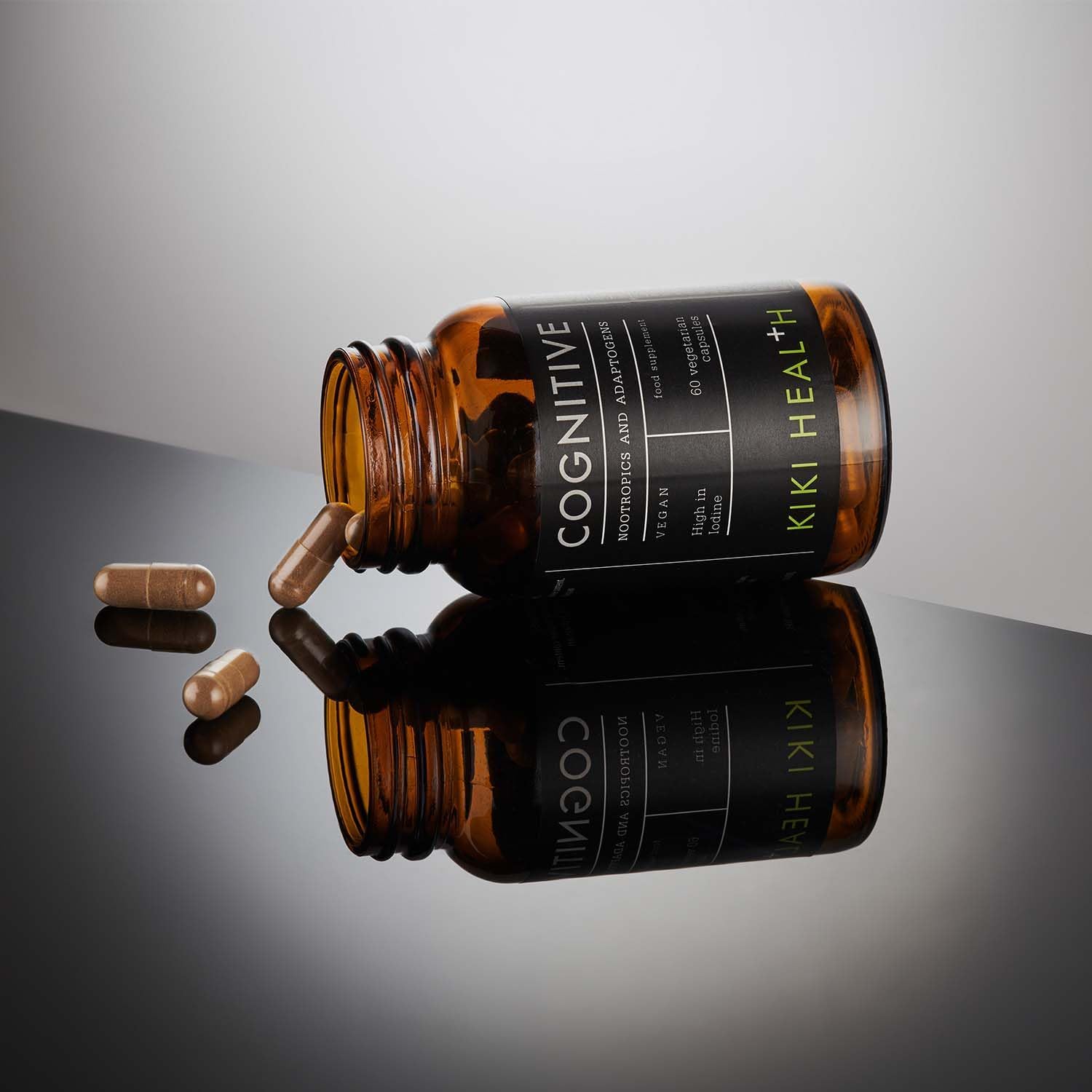 KIKI Health Cognitive Nootropic & Adaptogen Blend - 60 Capsules