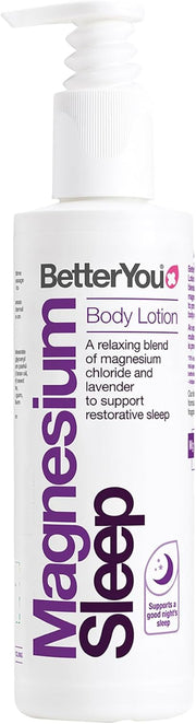 BetterYou Magnesium Body Lotion bottle, 180ml.
