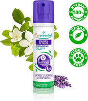 Puressentiel Rest & Relax Air Spray with 12 Essential Oils, 75ml bottle.