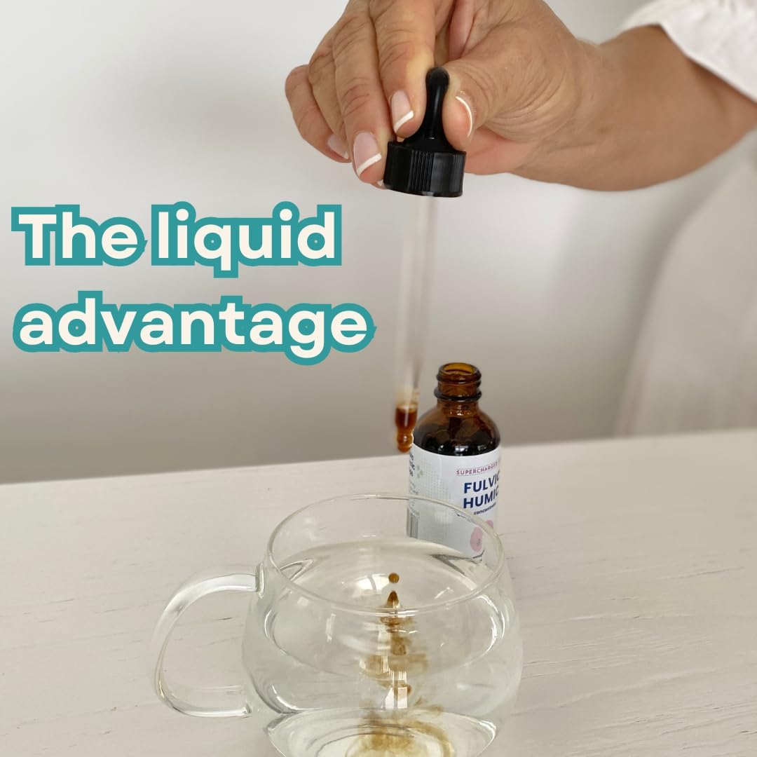 Supercharged Food Fulvic Humic Concentrate Drops - 30ml