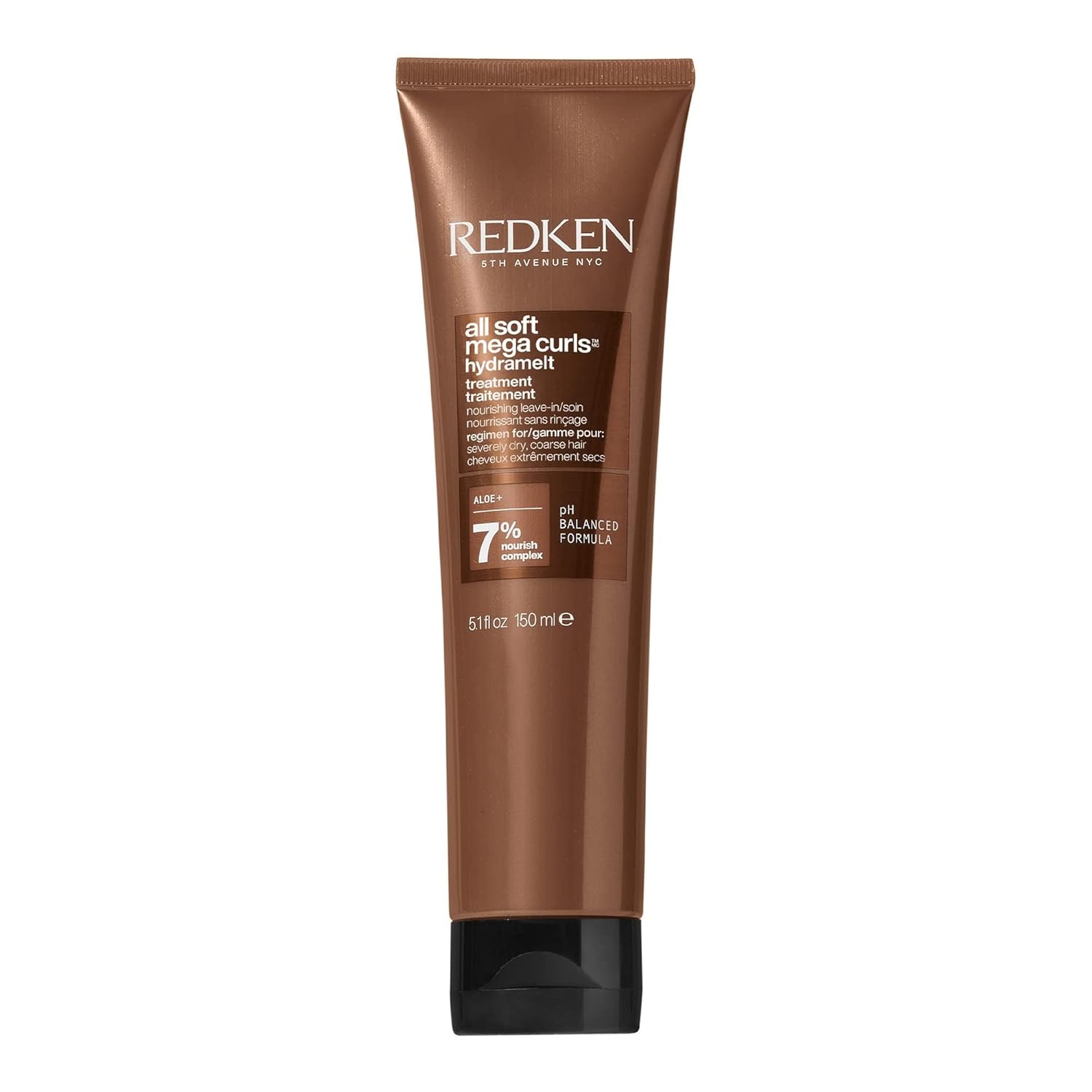 Redken All Soft Mega Curls HydraMelt Leave-In Treatment tube 150ml for curly and coily hair