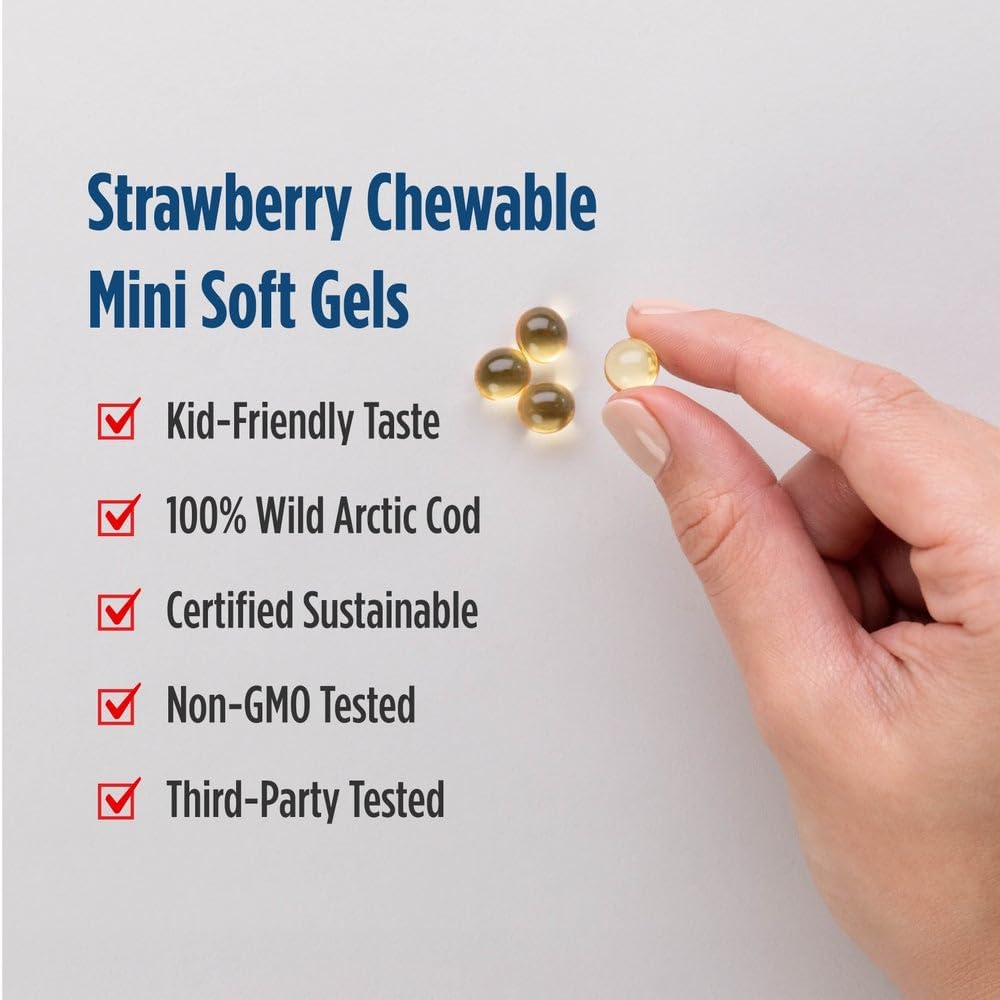 Supplement facts and details for Nordic Naturals Children's DHA Strawberry Omega-3.