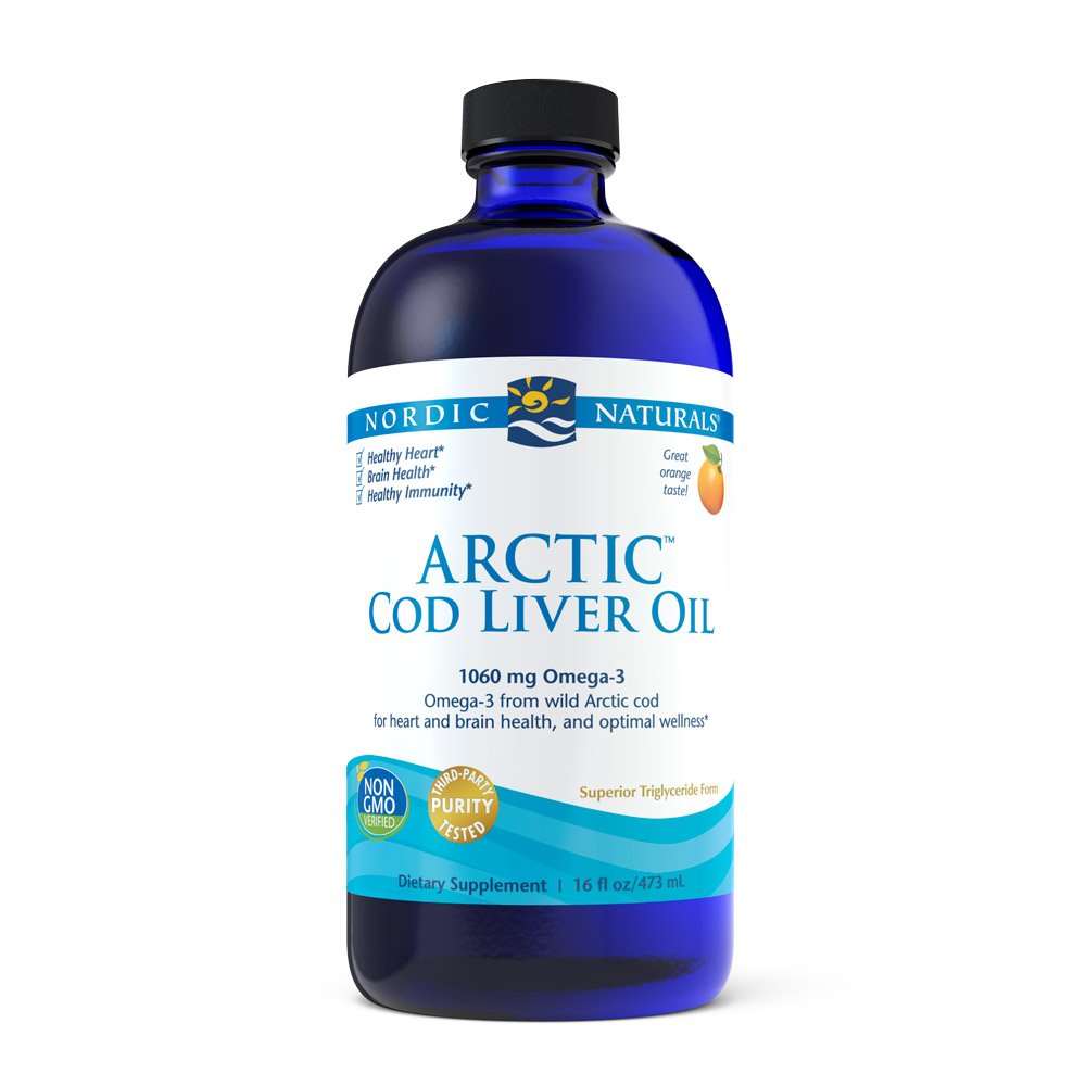 Nordic Naturals Arctic Cod Liver Oil, 750mg-1060mg