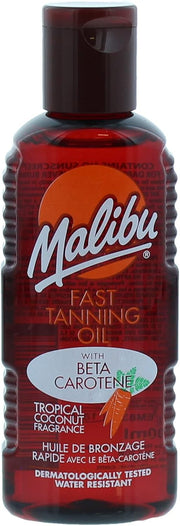 Malibu Fast Tanning Oil with Beta Carotene – 100ml