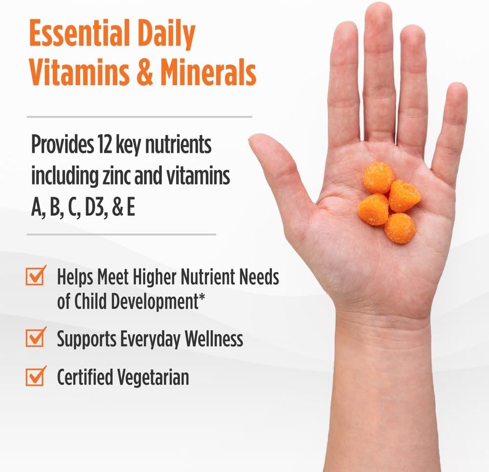 Nordic Naturals Nordic Berries kids multivitamin gummy, citrus flavor, for ages 3+