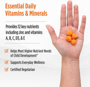 Nordic Naturals Nordic Berries kids multivitamin gummy, citrus flavor, for ages 3+