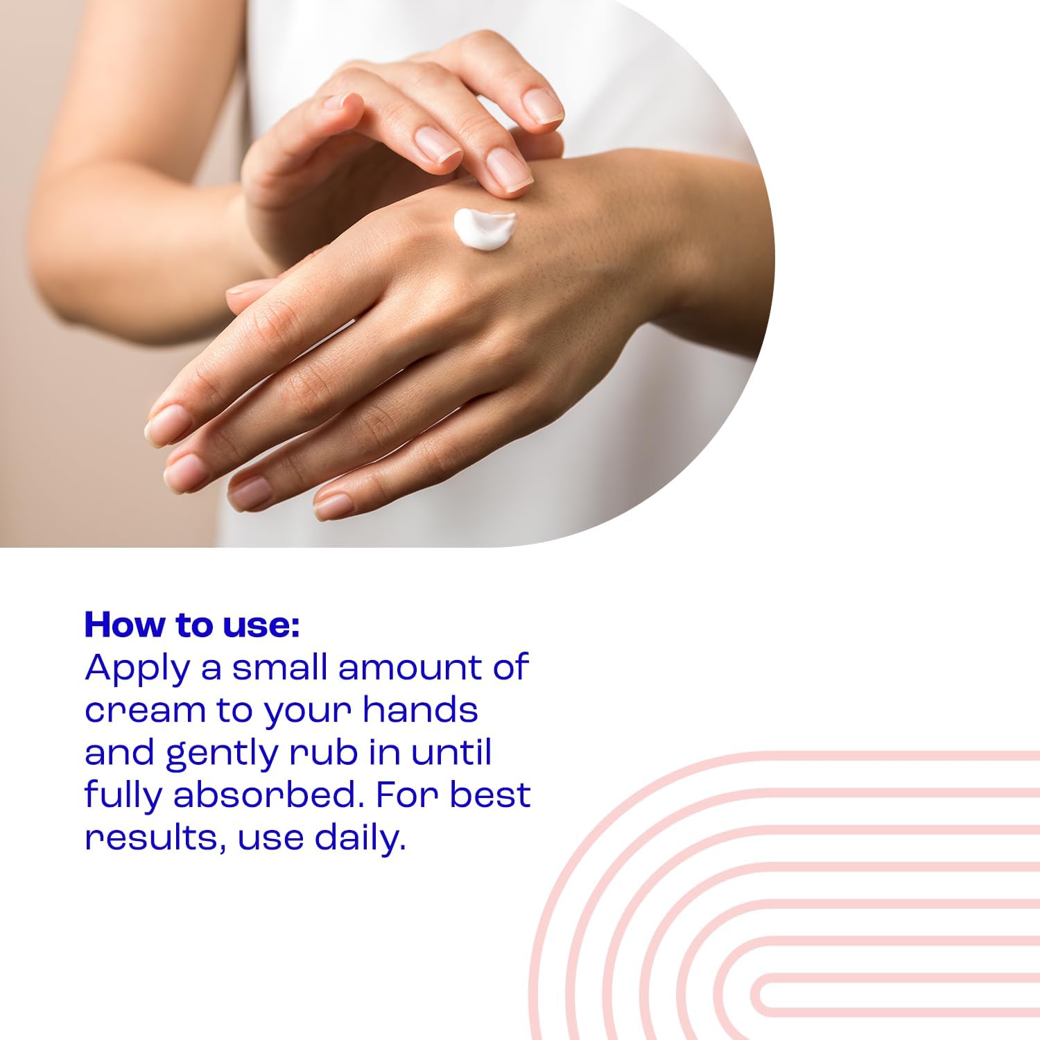 E45 Moisturising Hand Cream usage instructions on skincare tube for dry sensitive skin 50ml