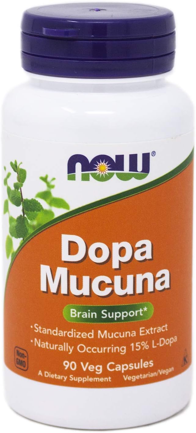 NOW Foods Dopa Mucuna, Brain Support