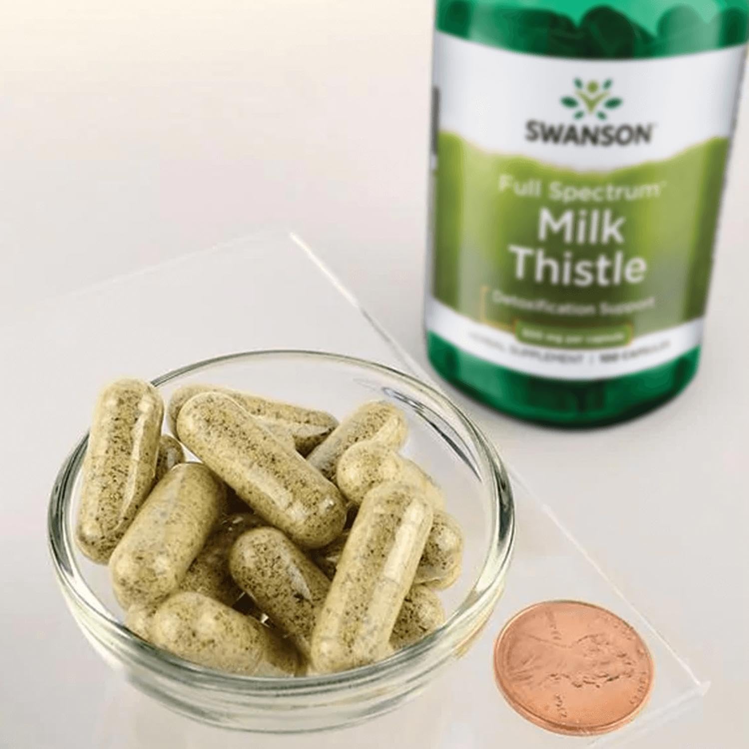 Swanson Full Spectrum Milk Thistle 500mg – 100 Vegan Capsules