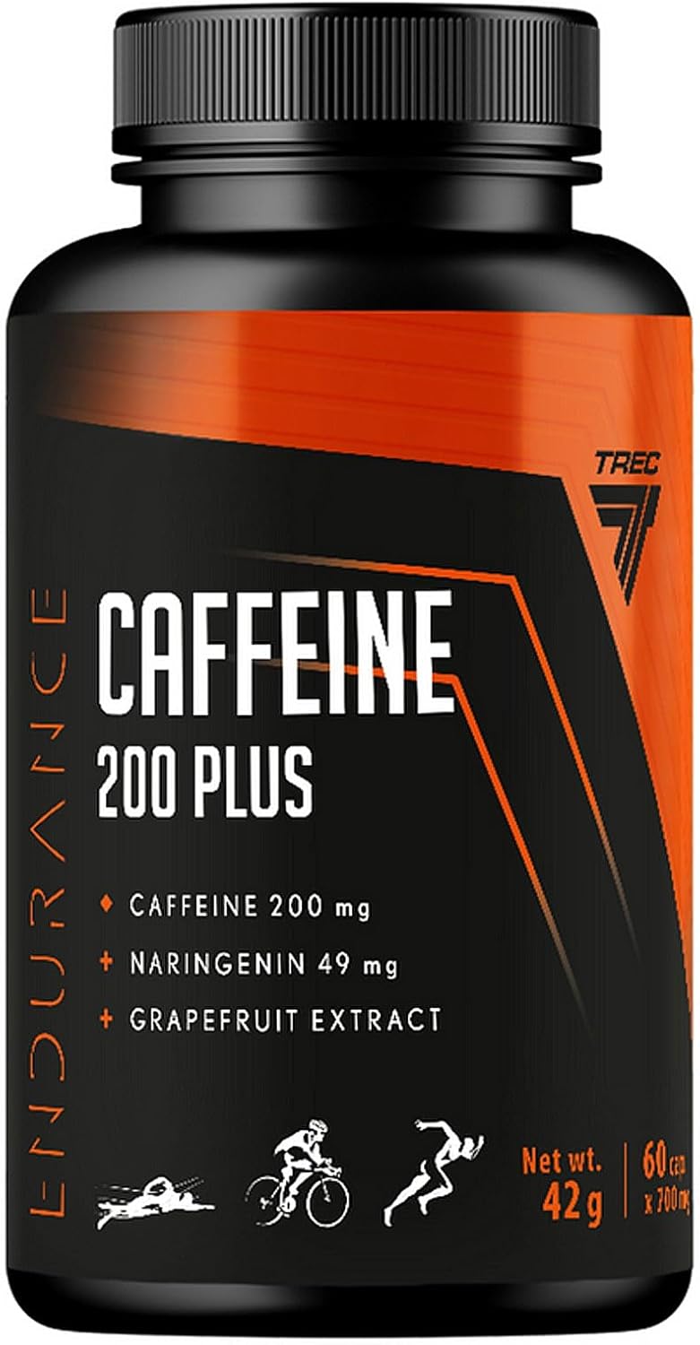 Trec Nutrition Caffeine 200 Plus 60 capsules bottle supplement