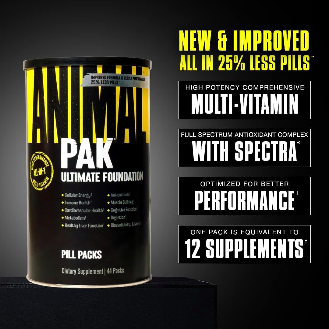 Animal Pak All-in-One Vitamin Supplement - 44 Packs