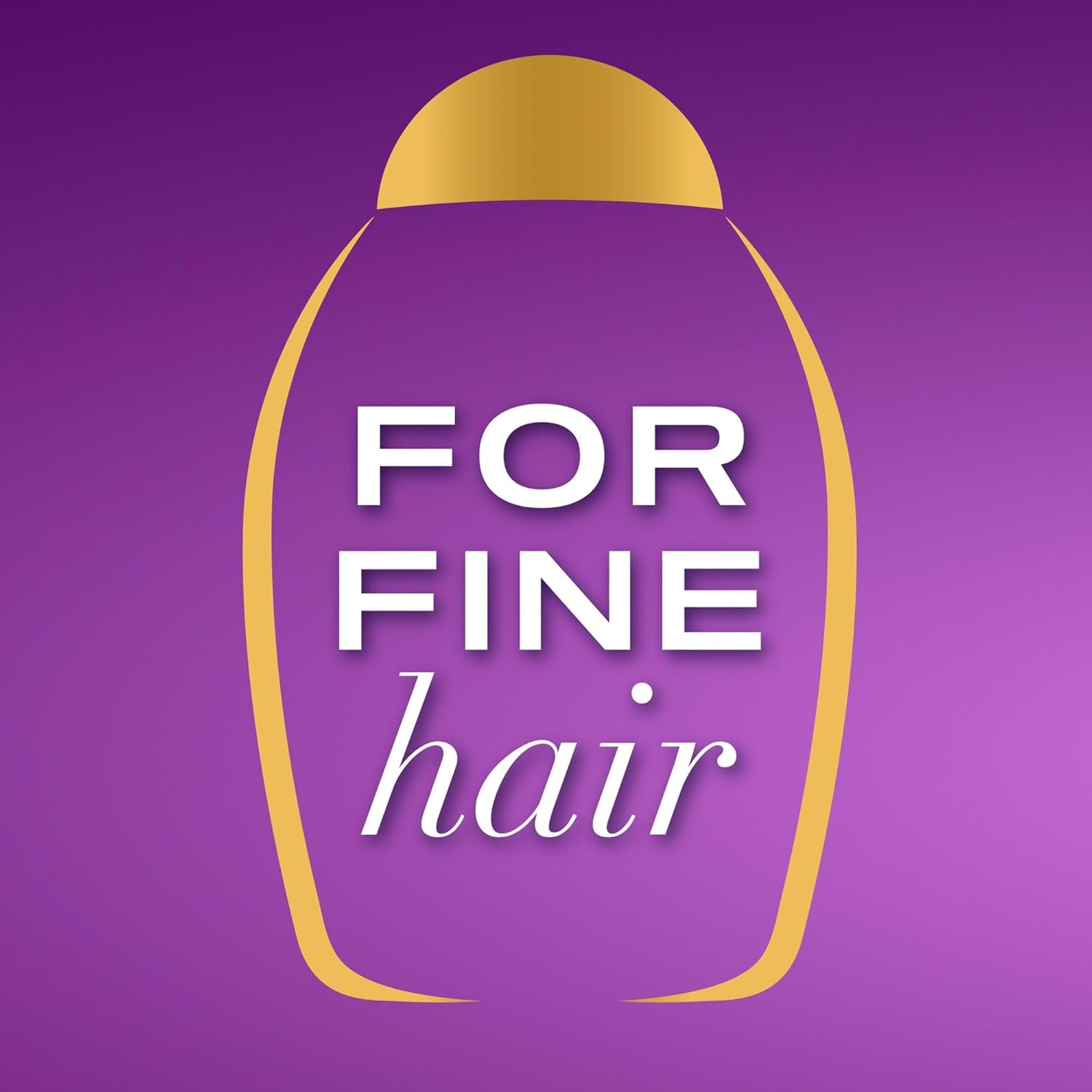 OGX Thick & Full Biotin and Collagen Shampoo for fine hair.