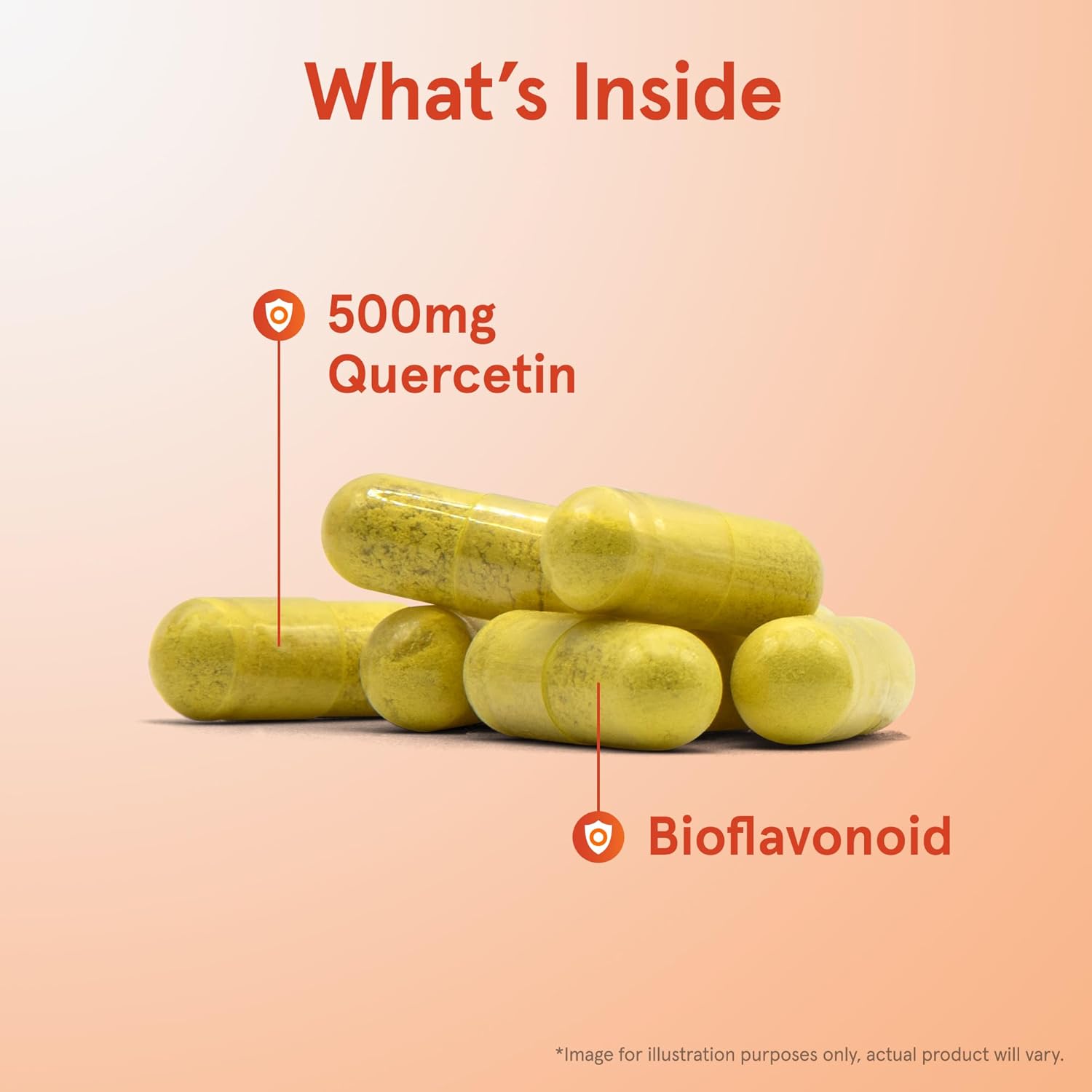 Jarrow Formulas Quercetin 500mg veggie capsules daily use lifestyle