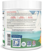 Supplement facts for Nordic Naturals Omega-3 Fish Oil 120 Gummies, tangerine flavour.