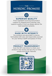 Supplement facts and ingredients list for omega blend.