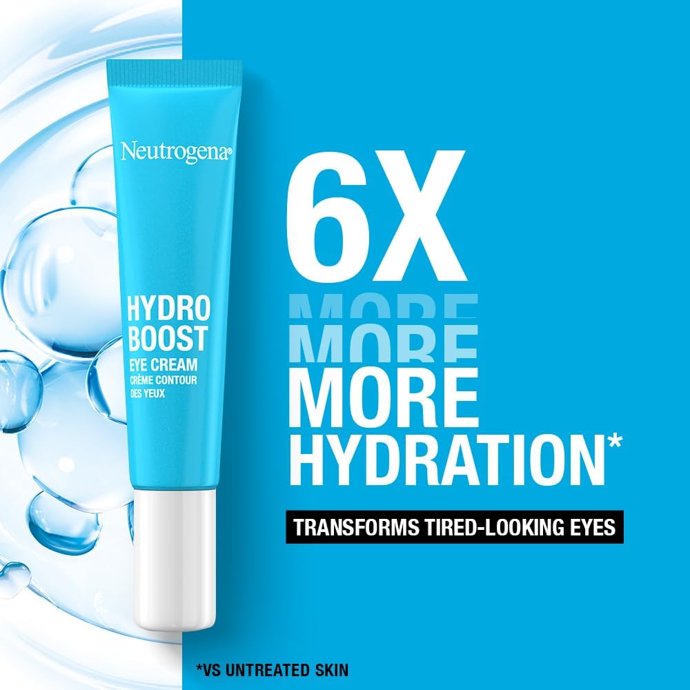 Neutrogena Hydro Boost Eye Cream 15ml - With Hyaluronic Acid & Vitamin E