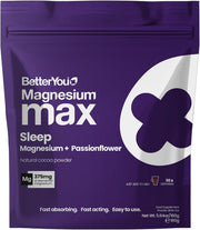 BetterYou Magnesium Max Cocoa Powder pouch, 160g.