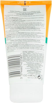 ack label of Neutrogena Daily Scrub tube showing ingredients list, barcode and instructions.