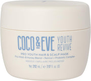 Coco & Eve Pro Youth Hair & Scalp Mask jar with Honey & Retinol, 212ml.