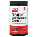 Force Factor Creatine Monohydrate Gummies – 5g Dose, Mixed Berry Flavor, 150 Gummies
