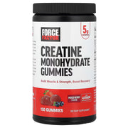 Force Factor Creatine Monohydrate Gummies - 5g Dose, Mixed Berry, 150 Count

