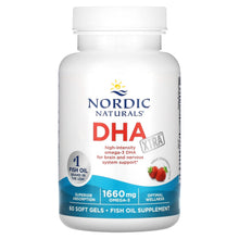 Load image into Gallery viewer, NORDIC NATURALS DHA XTRA 1660MG STRAWBERRY - 60 SOFTGELS
