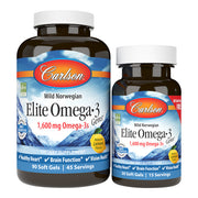 Carlson Labs Wild Caught Elite Omega-3 Gems®, 120 Soft gels