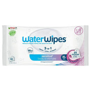 WaterWipes Sensitive+ Body & Intimate XL Wipes, soft pack packaging, unscented, 30 wipes