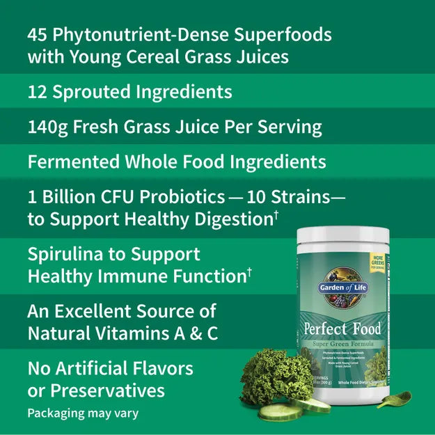 Perfect Food Super Green Formula Powder