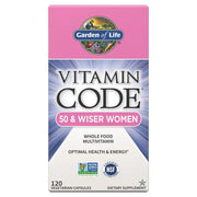 Garden of Life Vitamin Code 50 and Wiser Women's Multi Vegetarian 120 Capsules
