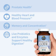 Garden of Life Vitamin Code Men's 50+ Multi with Probiotics & CoQ10