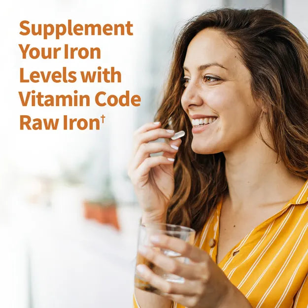 Garden Of Life Vitamin Code Raw Iron 22mg GENTLE 30 Vegan Capsules