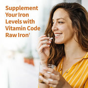 Garden Of Life Vitamin Code Raw Iron 22mg GENTLE 30 Vegan Capsules