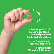 Garden of LIfe Vitamin Code Kids, Cherry Berry Flavour, Chewable Bears. 