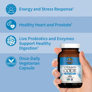 Garden of Life Vitamin Code Raw One for Men Multivitamin Capsules