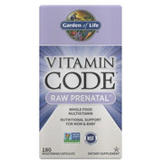 Garden of Life Vitamin Code Raw Prenatal Capsules.