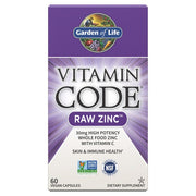 Garden of Life Vitamin Code Raw Zinc 60 Capsules