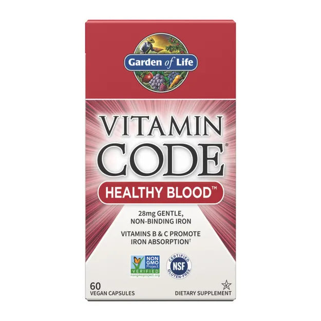 Garden of Life Vitamin Code Healthy Blood 60 Capsules