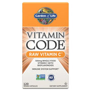 Garden of Life Vitamin Code Raw Vitamin C 500mg Veg Capsules