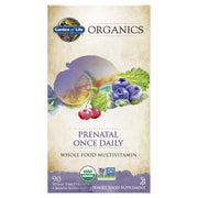 Garden of Life Organics Prenatal Once Daily box 90 vegan tablets