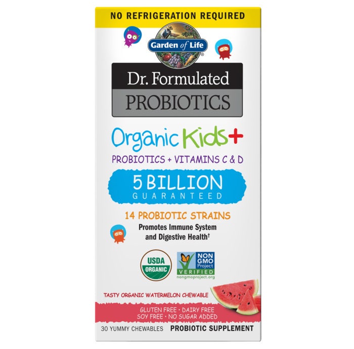 Garden of Life Dr. Formulated Probiotics Microbiome Organic Kids+ 30 chewable