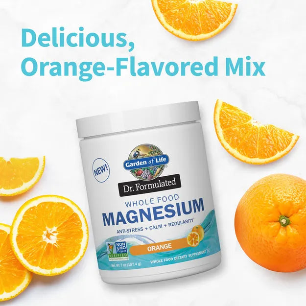 Garden of Life Whole Food Magnesium - Orange - 197g.